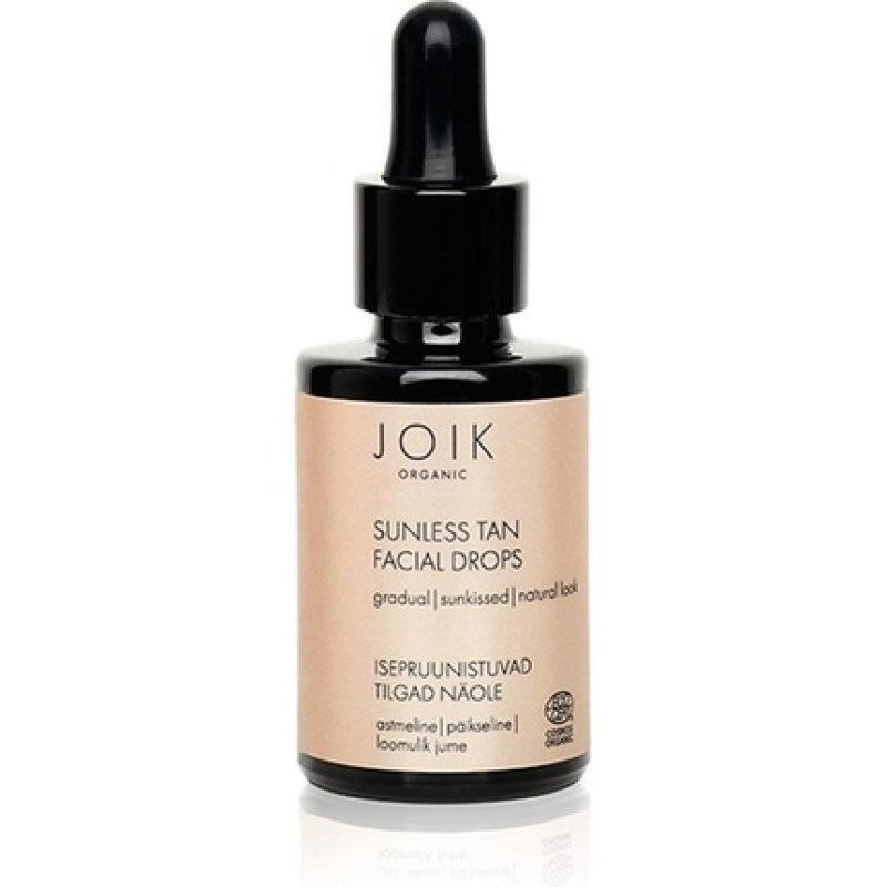 Joik Facial Drops Sunless Tan Vegan Ladies 30 Ml Brown