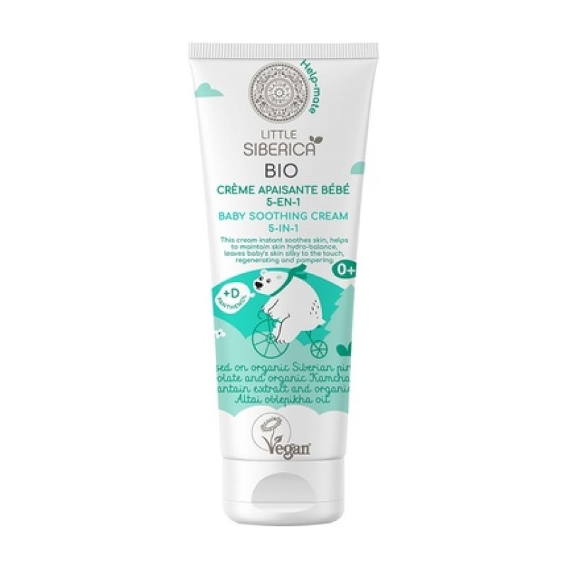 Little Siberica Vegan Soothing Cream For Children 5 In 1 - 75ml