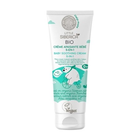 Little Siberica Vegan Soothing Cream For Children 5 In 1 - 75ml
