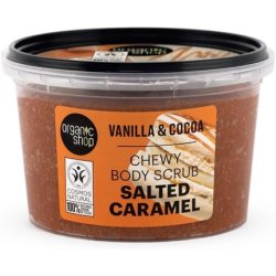 Organic Shop Salted Caramel Chewy Body Scrub with Vanilla and Cocoa 250ml