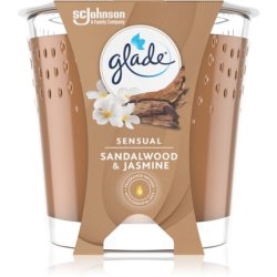 GLADE Sensual Sandalwood & Jasmine Scented Candle - 129 g