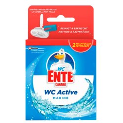 Wc Ente Wc Aktiv Toilet Bowl Cleaner 3in1 Nf 2x40g Marine
