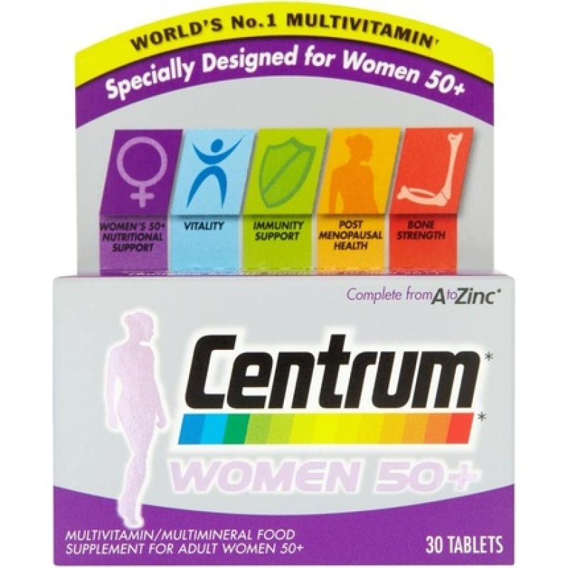 Centrum Women 50 Plus 30 Tablets