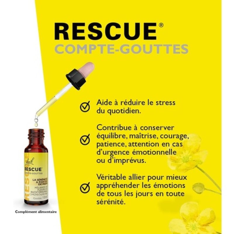 Rescue Dropper Comfort Calm and Serenity Natural Blend of 5 - 10ml