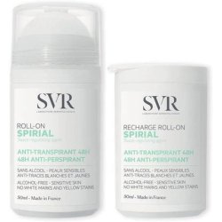 SVR Spirial Deodorant Anti-Perspirant 48H Roll-On 50ml with Refill Roll-On 50ml