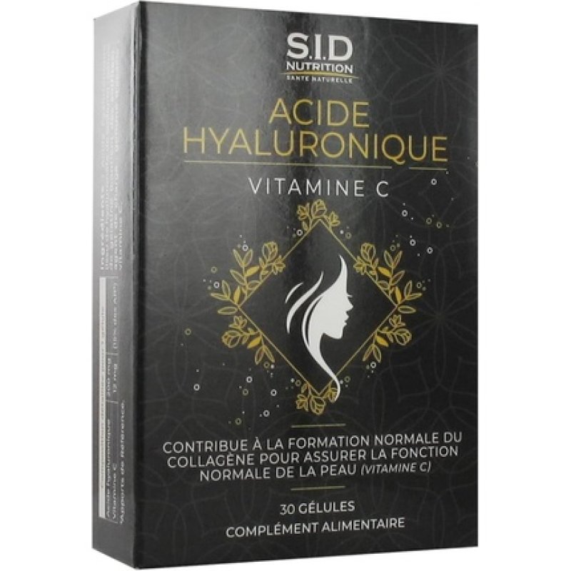 Sid Nutrition Hyaluronic Acid with Vitamin C 30 Capsules