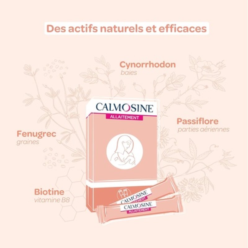Calmosine Breastfeeding Food Supplement for Well-Being with Fenugreek