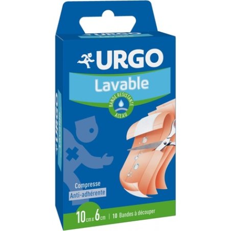 Urgo Washable Water Resistant Strips 10cm x 6cm