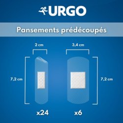 Urgo Discreet Transparent Ultra-Thin Plasters 30 Count
