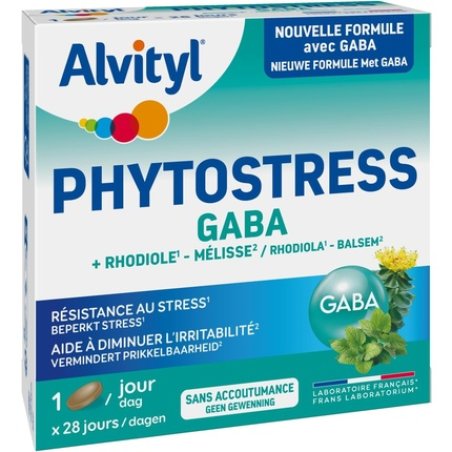 Alvityl Phytostress Gaba Rhodiola Lemon Balm - Promotes Resistance