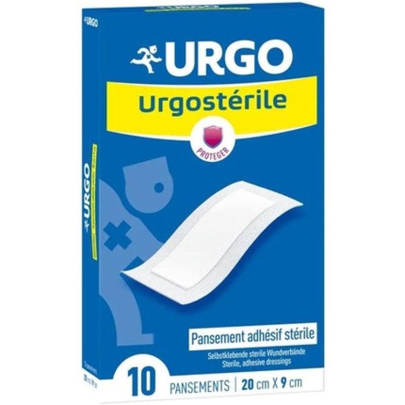 Urgo Sterile Adhesive Plasters 10 x 20 cm - Pack of 10