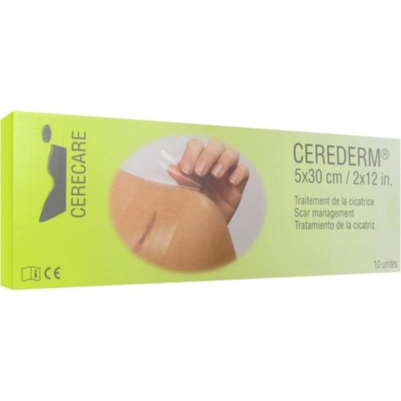 Cerecare Cerederm Rectangle Scar Management 5 x 30cm - Pack of 10