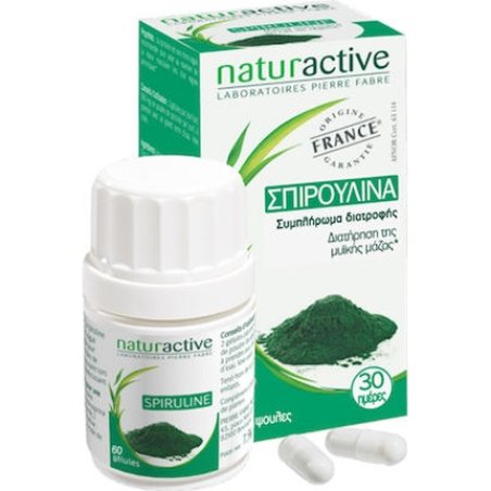 Naturactive Spirulina 60 Capsules - Dietary Supplement
