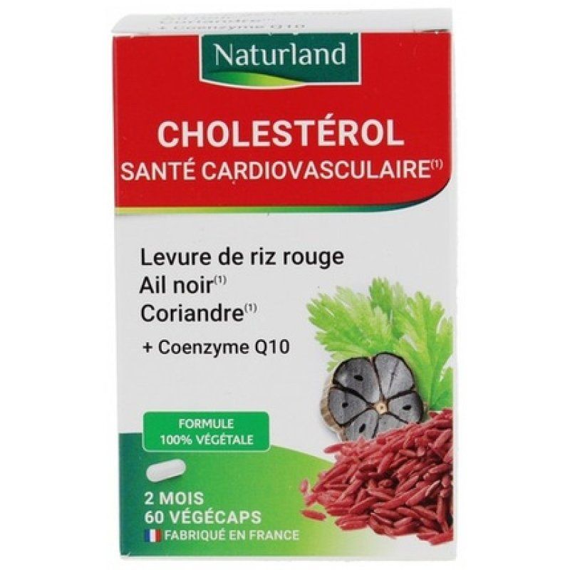 Naturland Cholesterol Dietary Supplement 60 Vegicaps