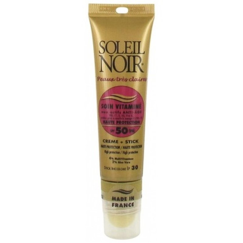 Soleil Noir Care Cream with Vitamins SPF 50 20ml Stick SPF 30 2g
