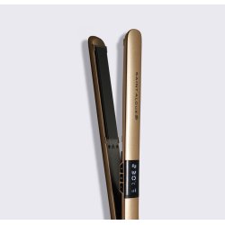 DEMELISS SAINT ALGUE Hair Straightener Gold 2in1 Straightening Iron Smooth and Wavy Hair Fiber Protection Temperature