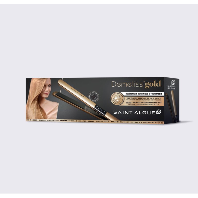 Demeliss Gold Straightening iron Warm 1.8 m
