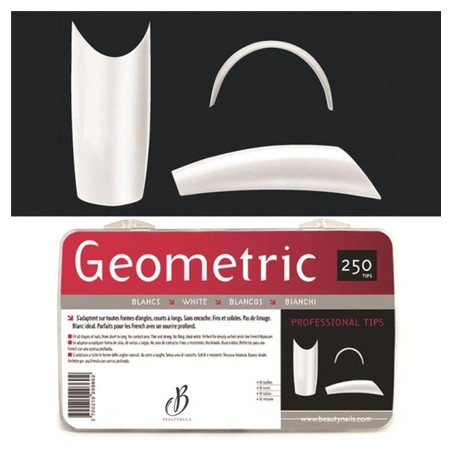 Beautynails Bna Geometric White Tips X250