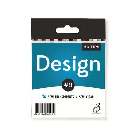 Beautynails Bna Design Tips Semi-Transparent No. 08 X50