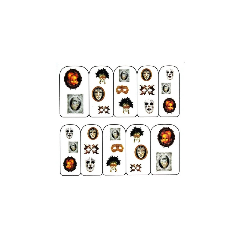 Beautynails Bna Decalcomania Medal Carnival Of Venice