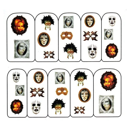 Beautynails Bna Decalcomania Medal Carnival Of Venice