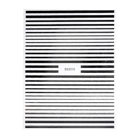 Beautynails Bna Stickers Nail Cb020 Silver