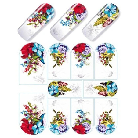 Beautynails Decalcomanie Flowers Romance