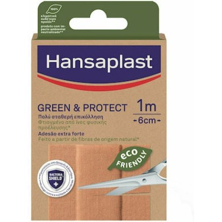 Hansaplast Adhesive Dressing Green Protect - 100x6 Cm