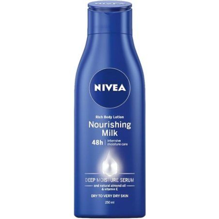 NIVEA Rich Nourishing Body Lotion Dry To Very Dry Skin 250ml Deep Nourishment Formula Enriched with Shea Butter and
