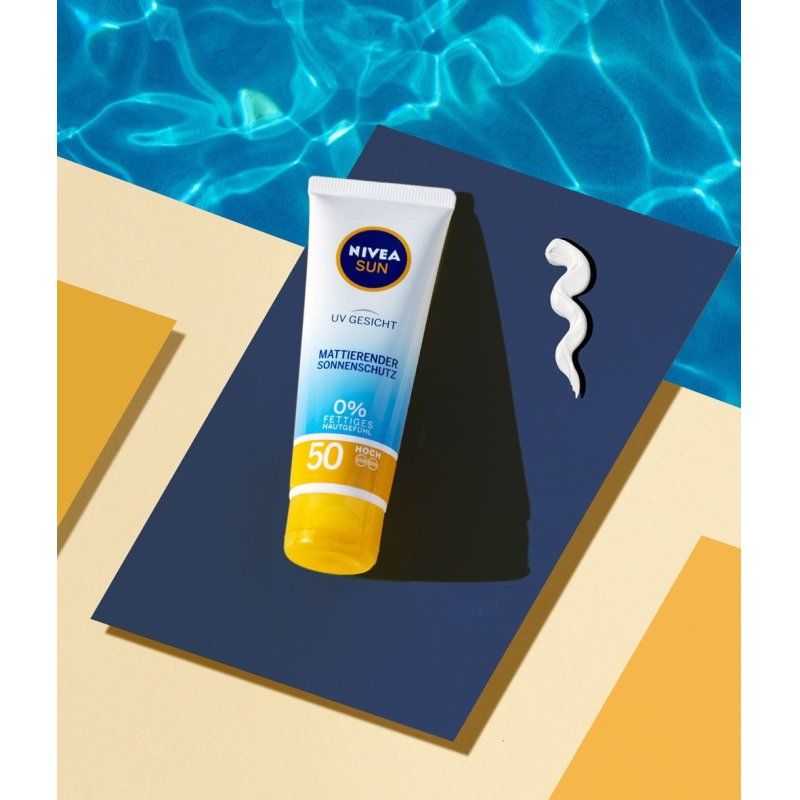 NIVEA SUN Face Sun Cream Frosted Sun Protection SPF 50 50ml