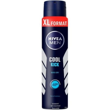 Nivea Men Cool Kick Antiperspirant Spray 48h - 250 Ml