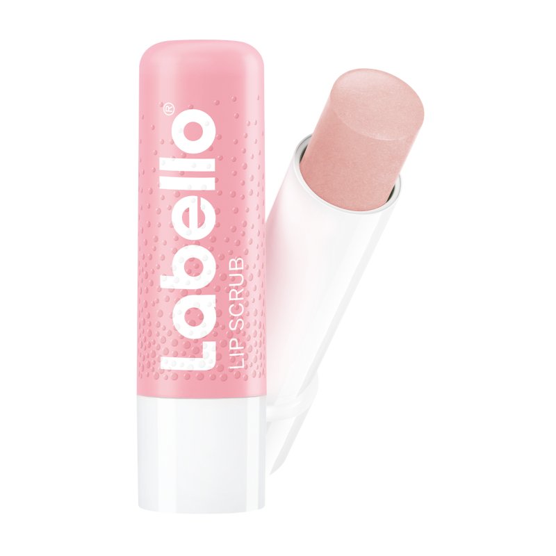 Labello Lip Scrub Wild Rose 5.5ml with Natural Scrub Particles and Vitamin E
