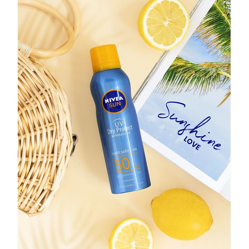 NIVEA Protect & Dry Touch Refreshing Sun Mist SPF 50 Sunscreen cream Body Adults