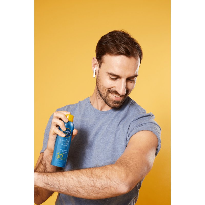 NIVEA Protect & Dry Touch Refreshing Sun Mist SPF 50 Crème d’écran solaire Corps Adultes