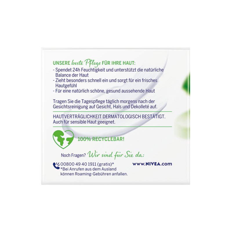 NIVEA Naturally Good Radiance Day Cream Crèmes de jour et de nuit Visage 50 ml