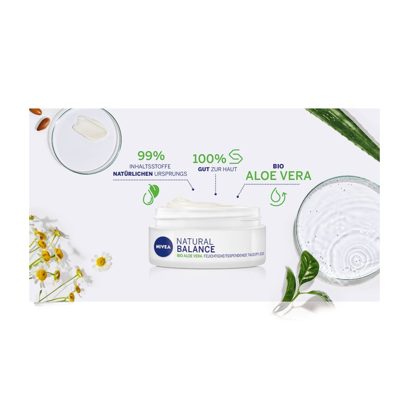 NIVEA Natural Balance Moisturising Day Cream 50ml