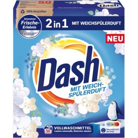 Dash Universal Washing Powder 2in1 - 3 Kg For 50 Cycles