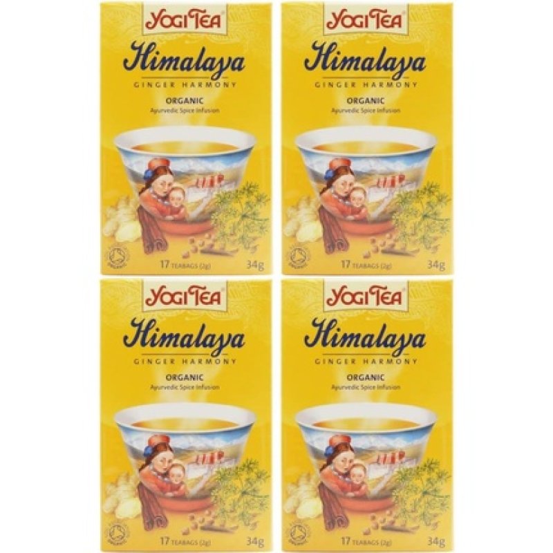4 Pack| Yogi Tea - Himalaya Ginger Harmony -17bag