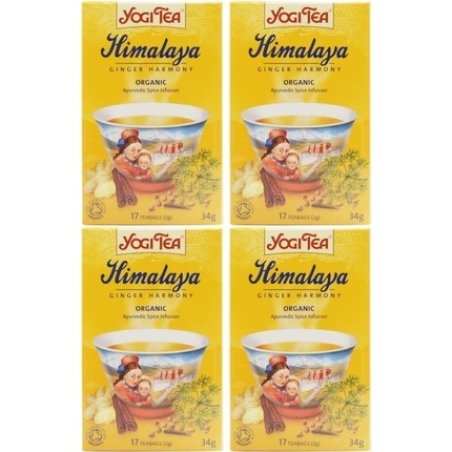 4 Pack| Yogi Tea - Himalaya Ginger Harmony -17bag