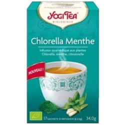 Yogi Tea Chlorella Mint Organic 17 Sachets