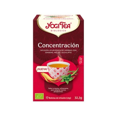 Yogi Tea Concentration Organic 17 Tea Bags