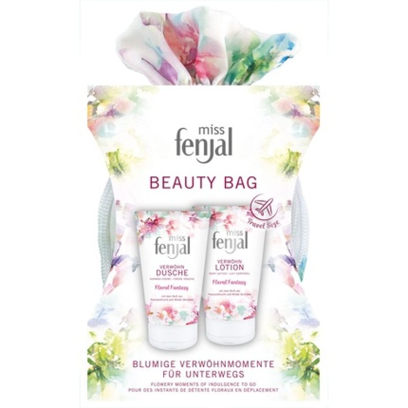 Miss Fenjal Floral Fantasy Shower and Lotion with Beauty Bag 150ml