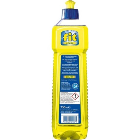 Fit Lemon Washing Up Liquid 750ml