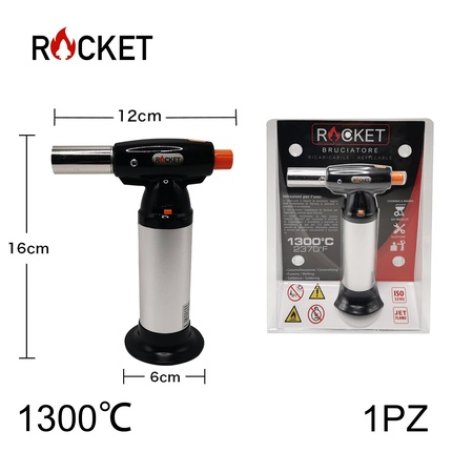 Rocket Turbo Big Torch - Rechargeable Silver