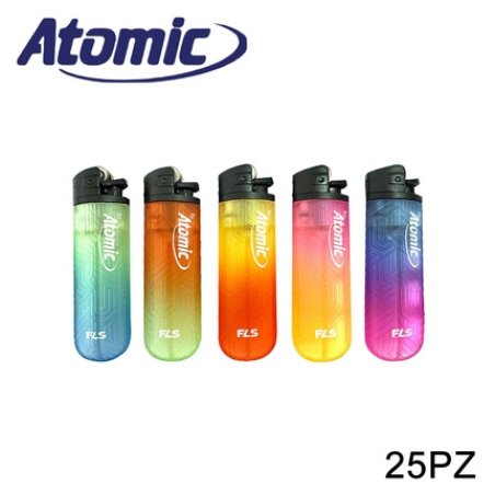 Atomic Fls By Atomic Lighter 2-Tone Transparent Pack Of 25