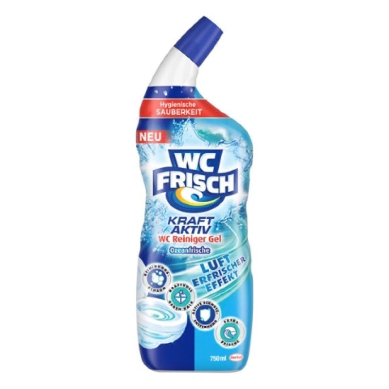 WC Frisch 2904514 bathroom/toilet cleaner 750 ml Bottle Ocean Gel Disinfectant