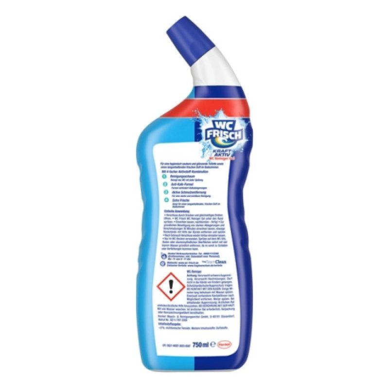 WC Frisch 2904514 bathroom/toilet cleaner 750 ml Bottle Ocean Gel Disinfectant