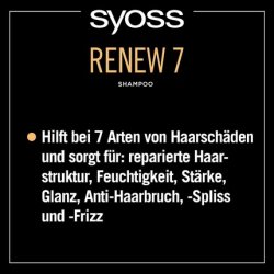 Syoss Renew 7 Shampoo 440ml