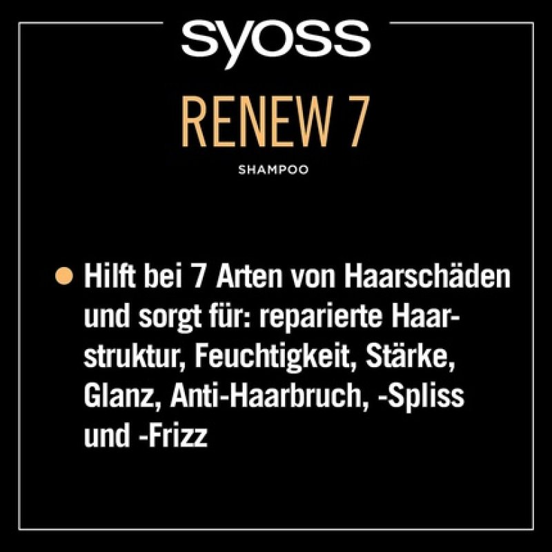Syoss Renew 7 Shampoo 440ml