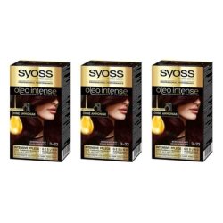 Syoss Oleo Permanent Oil Coloration 3-22 Bordeaux Red